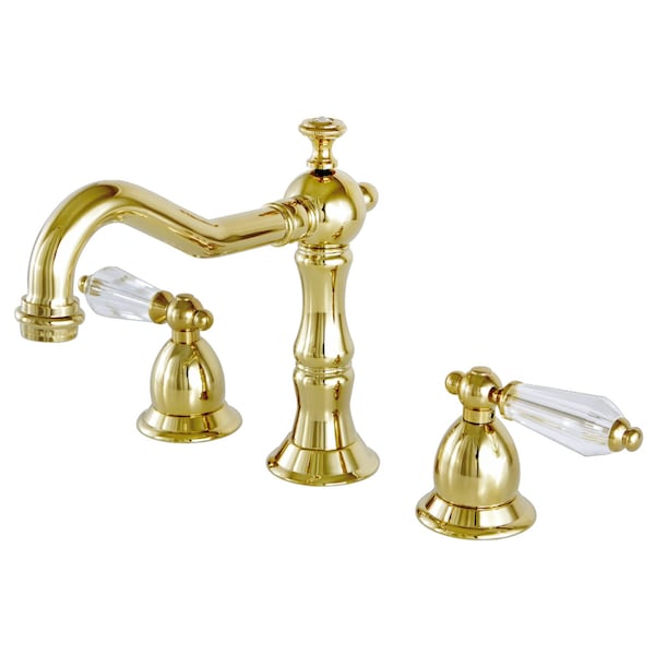 KS1972WLL 8" Widespread Bathroom Faucet, Polished Brass